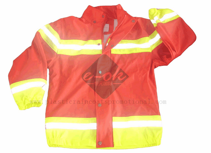 PU Raincoats Men